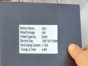 Baterie Scuter 60v-20Ah+Încărcător Original City Coco — miniatura 5