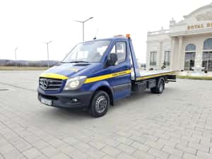 Mercedes sprinter 519, autoplatforma hidraulica , platforma auto , iveco daily — miniatura 3