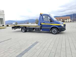 Mercedes sprinter 519, autoplatforma hidraulica , platforma auto , iveco daily — miniatura 9