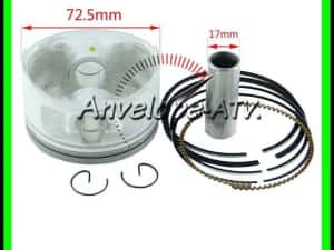 Piston LINHAI 300 300cc 72.5MM cu teflon — miniatura 5