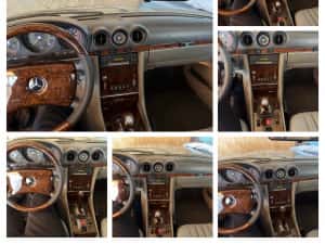 Mercedes SL380 R107 w107 impecabil ca nou Roadster 1983 cabrio atestat vehicul istoric — miniatura 5