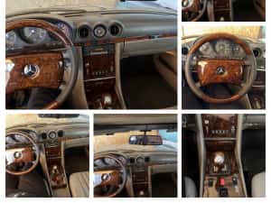 Mercedes SL380 R107 w107 impecabil ca nou Roadster 1983 cabrio atestat vehicul istoric — miniatura 6