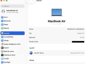 MacBook Air M4 15-inch/ 256 Gb / Silver / Cod produs: 9KG0 — miniatura 6