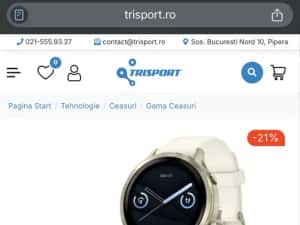 Garmin Venu 4 41mm auriu in stare foarte bună cu garanție — miniatura 7