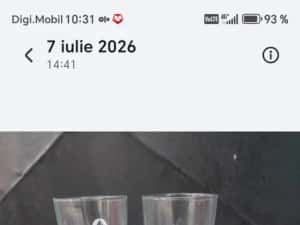 Pahare Ciuc 400 ml set 6 bucăți noi