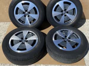 Jante Audi 17 A8 A7 A6 A5 Q5 anvelope vara — miniatura 8