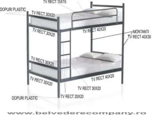 PATURI Metalice suprapuse-model BEL 8 - Livrare din STOC — miniatura 8