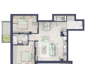 Apartament 3 camere 2 bai ETAJ 1 boxa la subsol Turnisor — miniatura 5