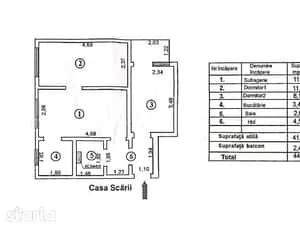 Apartament 3 camere, etaj 2, Micro 40 — miniatura 4