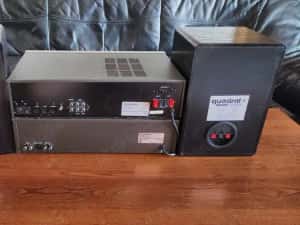 Vand Telefunken receiver RR100+ cass.deck RC-100 + boxe QUADRAL SM90III. — miniatura 3