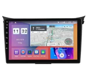 Navigatie Android 14 Hyundai I30 2011-2017 1/8 Gb Waze CarPlay +CAMERA