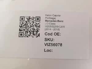 Haion Capota Portbagaj Mercedes-Benz C-Class W205/S205/C205 2014 2015 — miniatura 8