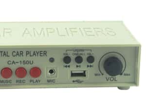 Portavoce megafon auto 25W USB microfon inregistrare suport magnetic — miniatura 2