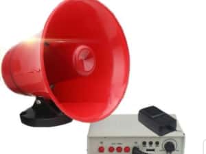 Portavoce megafon auto 25W USB microfon inregistrare suport magnetic — miniatura 4