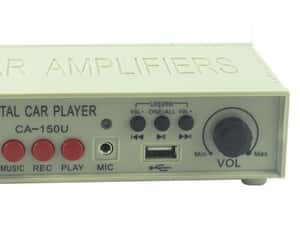 Portavoce megafon auto 25W USB microfon inregistrare suport magnetic — miniatura 8