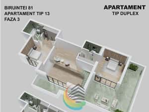 Penthouse, 4 camere, finalizat, 5 minute metrou Berceni — miniatura 4