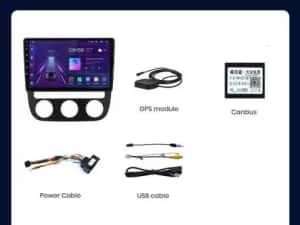 Navigatie Android GOLF 5  / JETTA Waze Yotube Carplay + Camera — miniatura 8