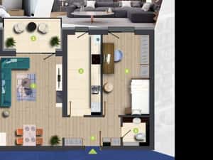 Inchiriez apartament 3 camere faleza nord, bdul Mamaia, intrare Mamaia — miniatura 6
