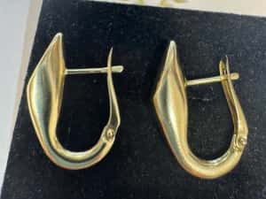 Cercei din aur 14k (68402.5/ 10 Pacurari 1) Garantie 2 ani! — miniatura 10