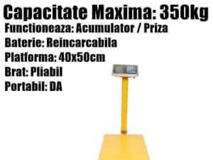Cantar Platforma Electronic Galben Animale Legume Fructe 350kg  CJ — miniatura 4
