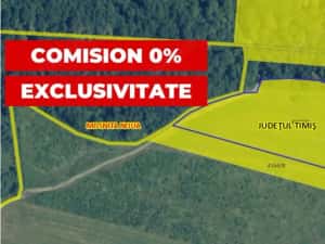 COMISION 0% Teren extravilan Mosnita in zona de Padurea Bistra - 18.600 mp! — miniatura 2