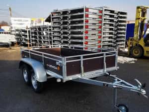 Remorca Dublu ax,750 Kg/Categ, B ! CIV RAR, Roata sust.+ Numar: GRATIS — miniatura 3