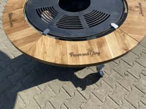 Grătar hexagonal plită rotundă diametru 920 mm gratarean.com — miniatura 7