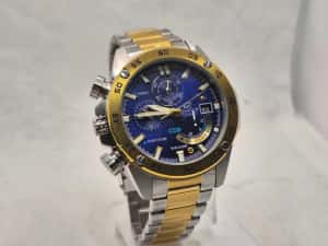Ceas Sport Casio Edifice EFR 558D blue Black , NOU, Garantie 2ani — miniatura 3