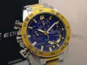 Ceas Sport Casio Edifice EFR 558D blue Black , NOU, Garantie 2ani — miniatura 9