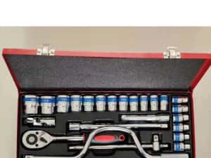 Trusa Chei Tubulare 8-32 cu Clichet Chrome Vanadium 25 piese — miniatura 4