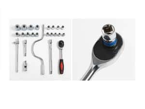 Trusa Chei Tubulare 8-32 cu Clichet Chrome Vanadium 25 piese — miniatura 8