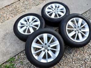 Roti/Jante 5x100 Vw Polo anvelope vara 185 60 15 — miniatura 8