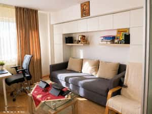 2 camere decomandate, 50mp, etaj 2, finisat modern, mobilat si utilat — miniatura 3