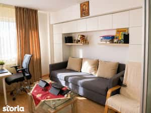 2 camere decomandate, 50mp, etaj 2, finisat modern, mobilat si utilat — miniatura 6