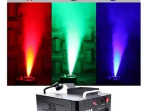 Aparat fum vertical 1500 W DF-1500A 24xLED telecomanda Control DMX — miniatura 4