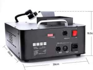 Aparat fum vertical 1500 W DF-1500A 24xLED telecomanda Control DMX — miniatura 6