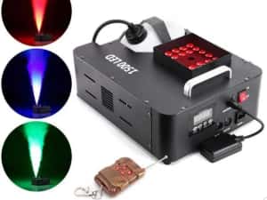 Aparat fum vertical 1500 W DF-1500A 24xLED telecomanda Control DMX — miniatura 7