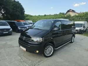 Volkswagen Transporter T5 FACELIFT LONG 2Xculisante 2.0TDI 180CP 5locuri 2011 EURO5 RATE / GARANTIE — miniatura 10