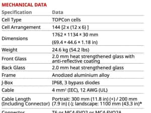 Canadian Solar 455w 460w N-Type mono-bifacial (ca Longi, Jinko, Trina) — miniatura 3