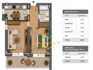 Apartament 2 camere - STB 330/253 — miniatura 6