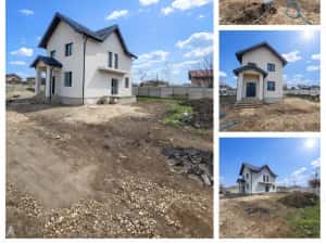 Vila individuala, Domnesti, 4 camere, 2 bai, teren 400mp, deschidere 20ml, semistradal vatra satului — miniatura 6