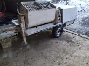 Masina pompa de tencuit lancy mixjet motor lombardini pe motorina — miniatura 3