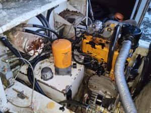 Masina pompa de tencuit lancy mixjet motor lombardini pe motorina — miniatura 4