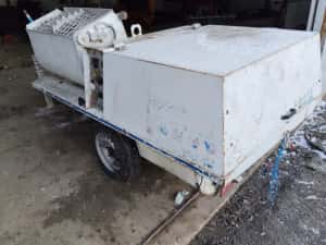 Masina pompa de tencuit lancy mixjet motor lombardini pe motorina — miniatura 8