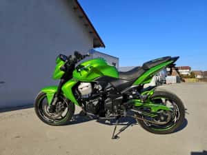 Kawasaki Z750 cu ABS, evacuare STORM, șa custom — miniatura 4