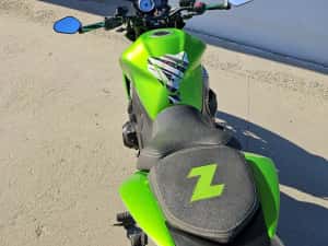 Kawasaki Z750 cu ABS, evacuare STORM, șa custom — miniatura 6