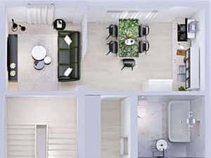 Birou spatiu comercial 17mp si studio de închiriat — miniatura 5