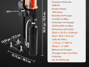 Kit Carotare Profesională 230 mm | 2 Carote la Alegere | Complet | Carota Gaura Hota sau pentru Instalatori — miniatura 8