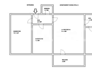 Zona Dioda/ANAF/Finante  Apartament cu 3 camere si balcon — miniatura 5