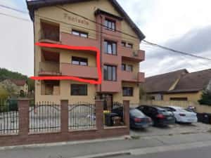 Inchiriez apartament 2 camere mare ( terasa), etaj 1, strada Sacel, Sibiu